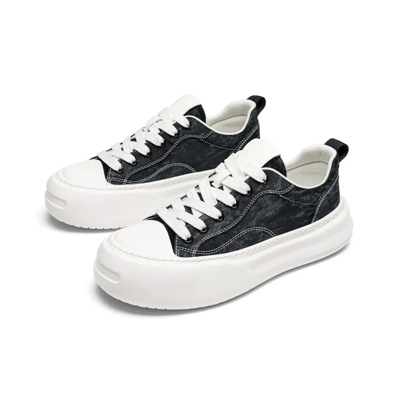 YIVELOVE Slip Resistant, Abrasion Resistant, Breathable Low Top Canvas Shoes Men's-2