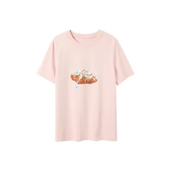 3COLOUR T Shirts Women's Light Pink