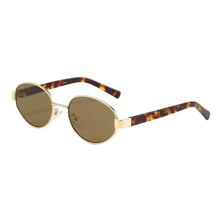 YUZHAOLIN Metal Plastic Oval Sunglasses Unisex-1