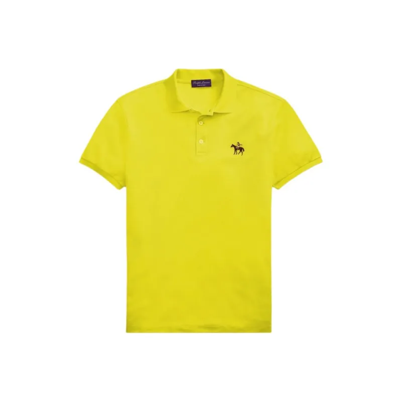Ralph Lauren Purple Label Polo Shirt Men's Lemon-0
