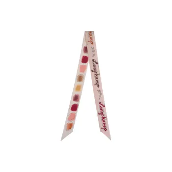 LONGCHAMP Silk Scarves Women's Light Pink