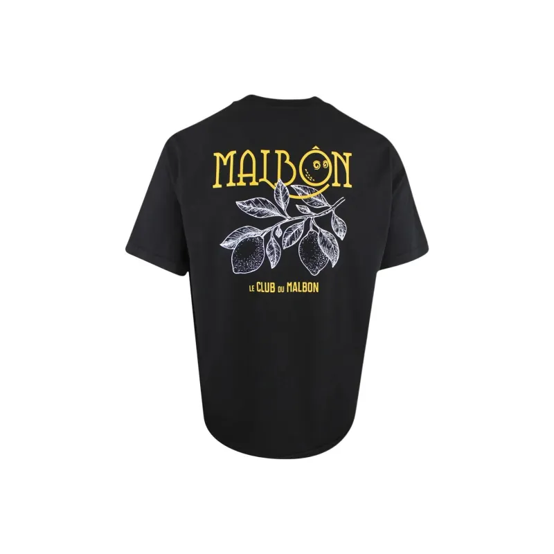 Malbon Golf T Shirt Men's Black-1