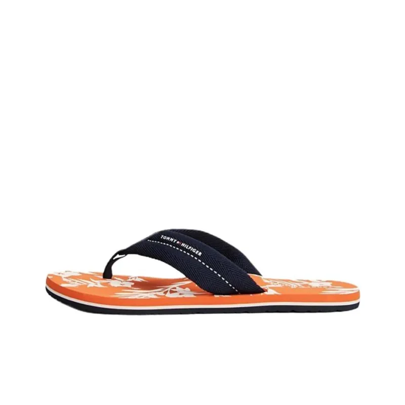 Tommy Hilfiger EVA Abrasion Resistant Flip Flops Men's Marine Blue-0