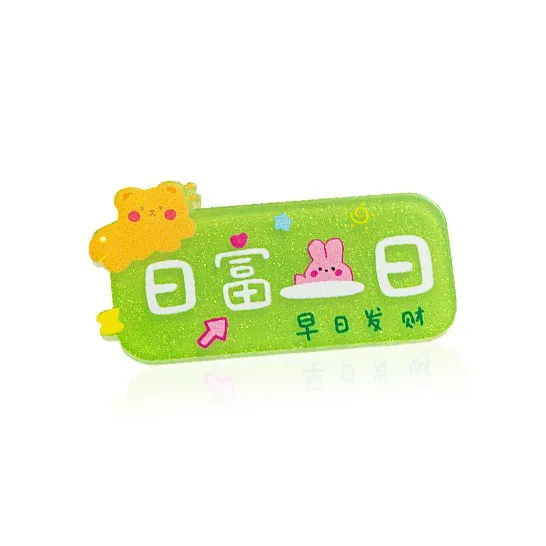 MENGNI Acrylic Hair Clips Women's-9