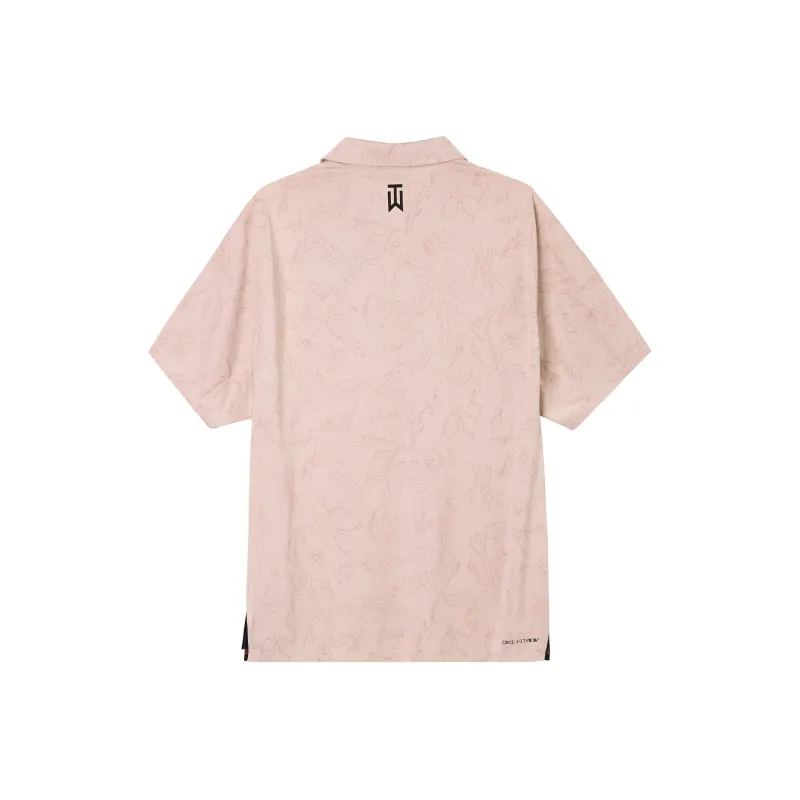 Nike Dri Fit Polo Shirts Men Oxford Pink-4