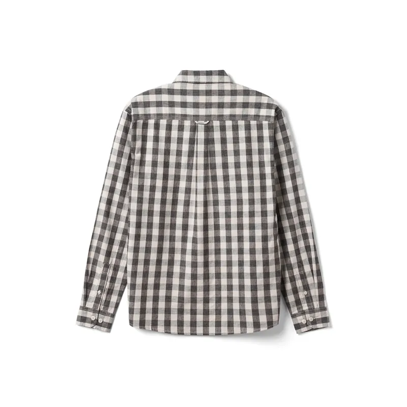 SIMWOOD Shirts Men Beige & Black Plaid-1