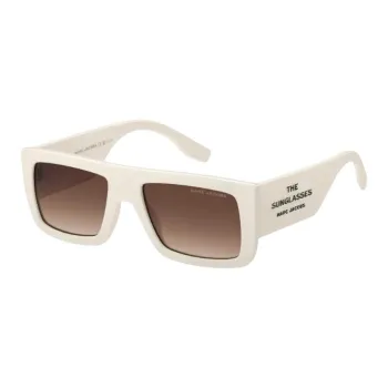 MARC JACOBS Acetate Square Sunglasses Men's Beige
