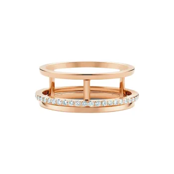De Beers Diamond Rings Unisex Rose Gold