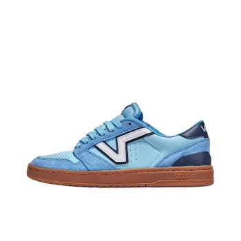 Vans Lowland 2.0 Anti Slip Wear Resistant Low Top Skateboard Shoes Unisex Blue