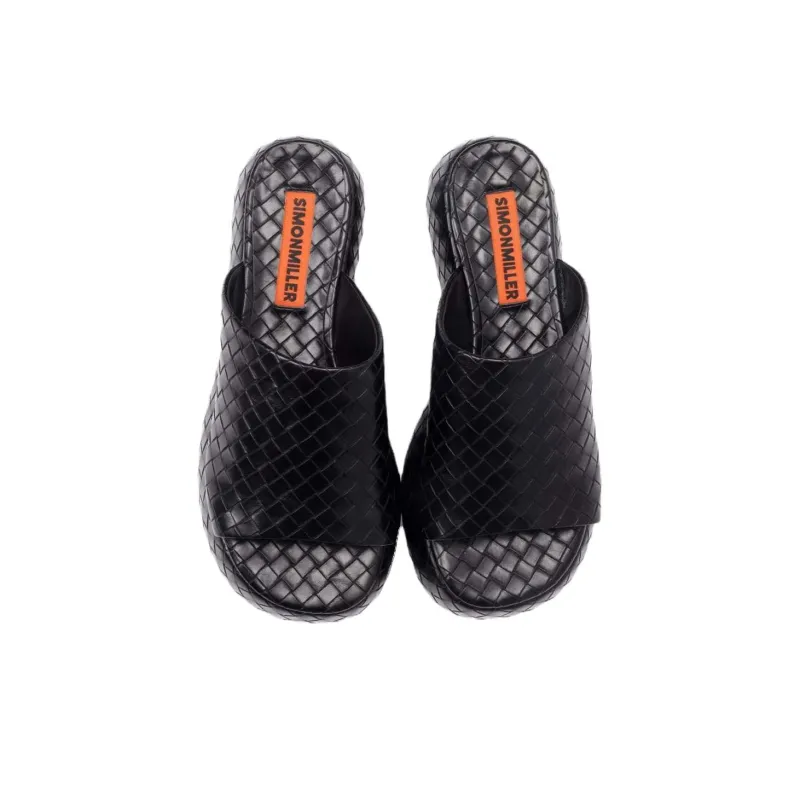 SIMON MILLER Abrasion Resistant Slide Slippers Women's Black-2
