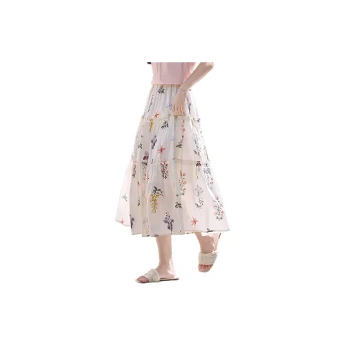 Still Quiet Casual Long Skirt Women's