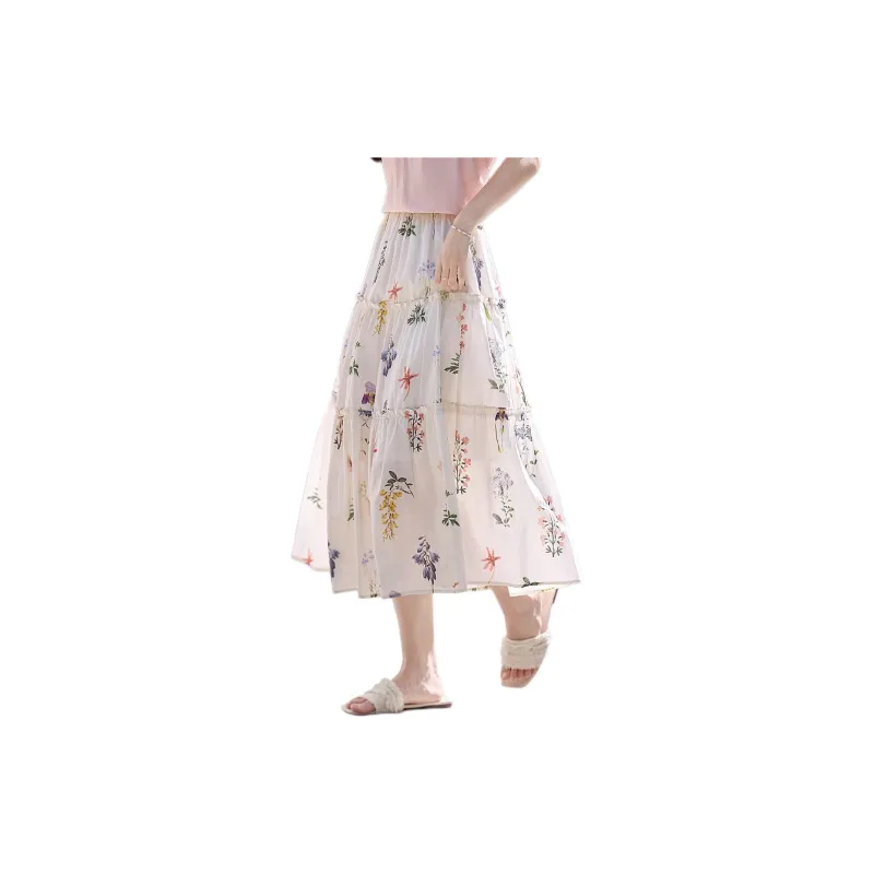 Still Quiet Casual Long Skirt Women's-0