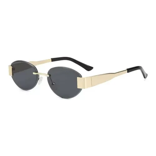 YUZHAOLIN Metal Oval Sunglasses Unisex