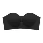 Black with Double Button-Front Slip-Resistant