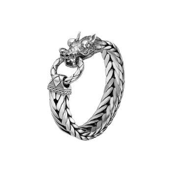 JOHN HARDY 925 Sterling Silver Bracelets Men's Silver