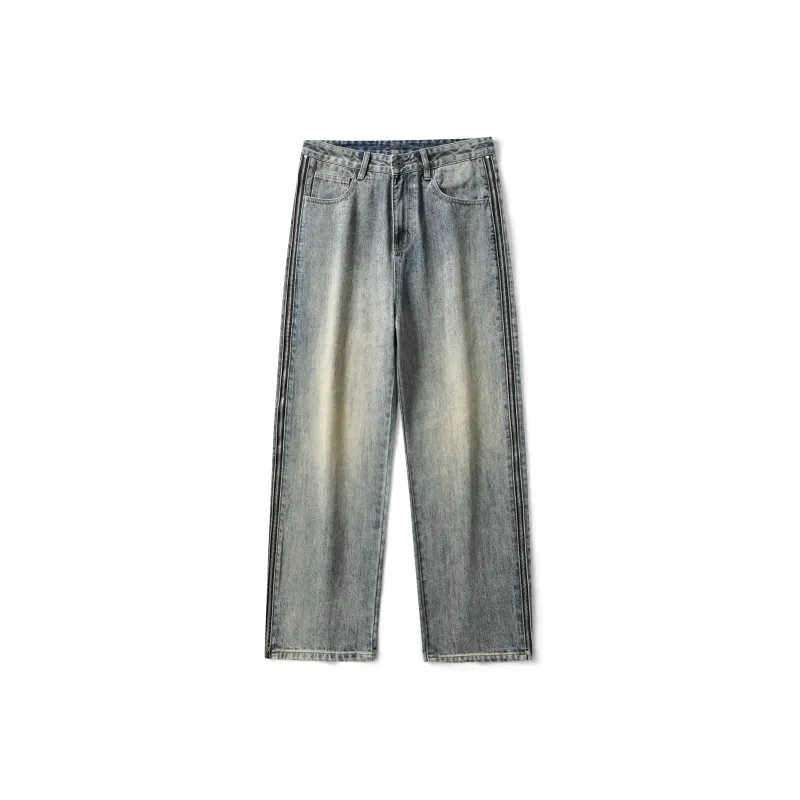 A.B.X Jeans Unisex Retro Nostalgic Yellow Mud-0