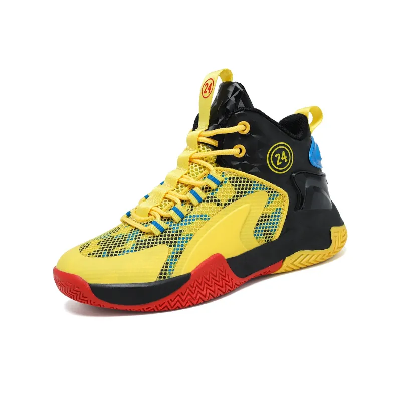 LONGDUIZHANG Cushioning, Slip Resistant, Abrasion Resistant, Support, Breathable High Top Basketball Shoes Unisex-18