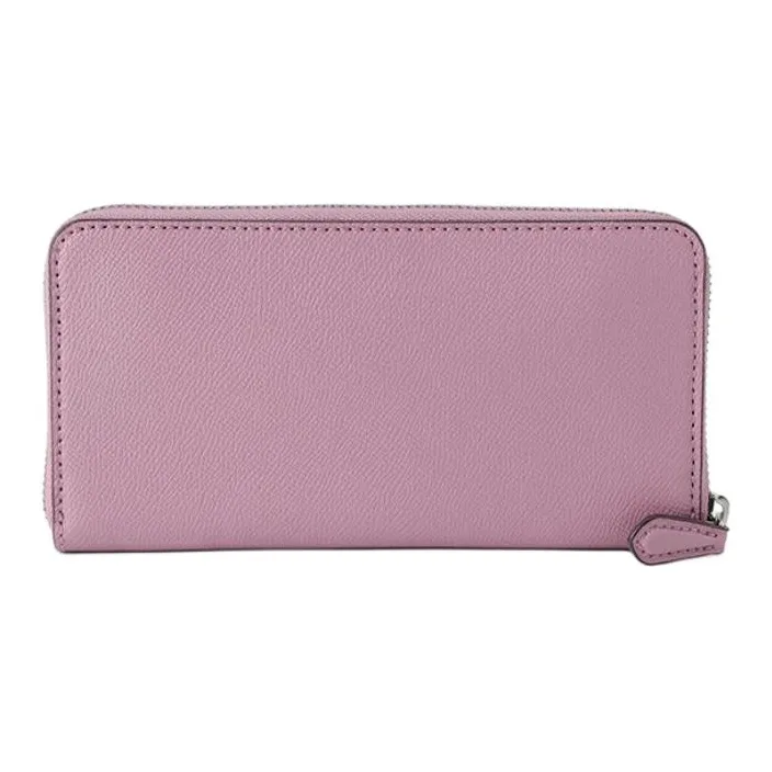 COACH Leather Wallet Trumpets Women's Light Purple-1