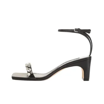 SERGIO ROSSI Sr1 One Strap Sandals 6cm Women's Black