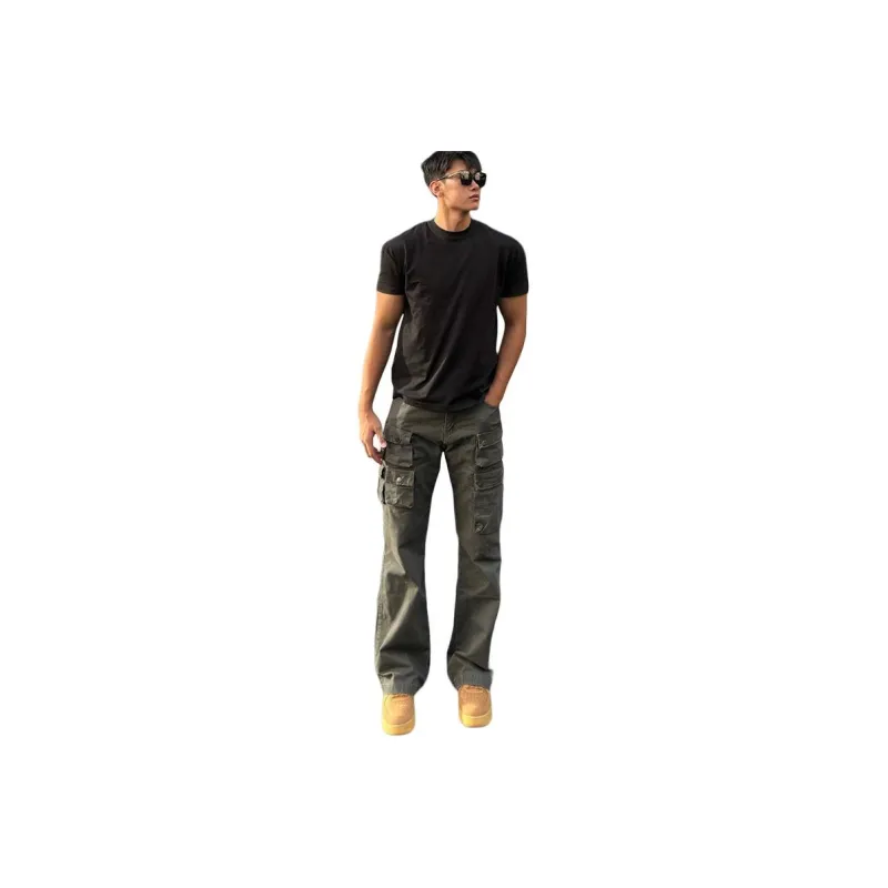 CORNILOT Cargo Pants Unisex Gray-0