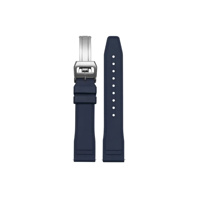 FUDIEN Compatibility With IWC Pilot Mark 'The Little Prince' Quick Release Strap Watch Band Fluoroelastomer Material-36