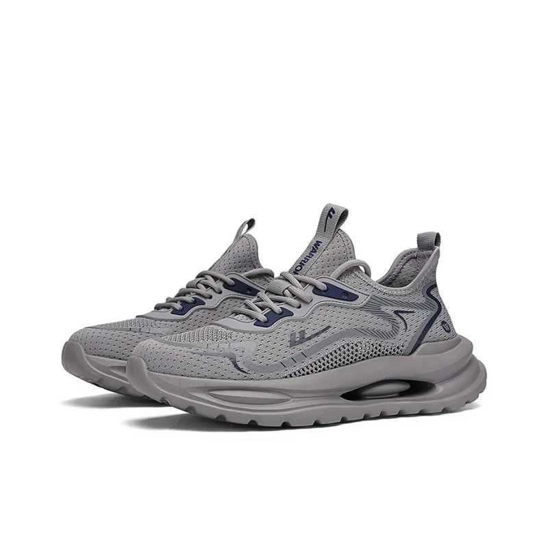 Warrior Abrasion Resistant Breathable Height Increasing Low Top Casual Running Shoes Men's-8