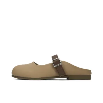 Warrior Abrasion Resistant Slip Resistant Closed Toe Slippers Women's Camel