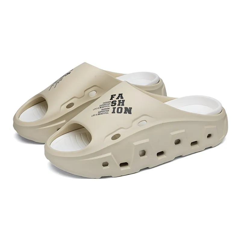 Darcy Sen Slippers Black Gray/Light Green/Khaki White/White Black-65
