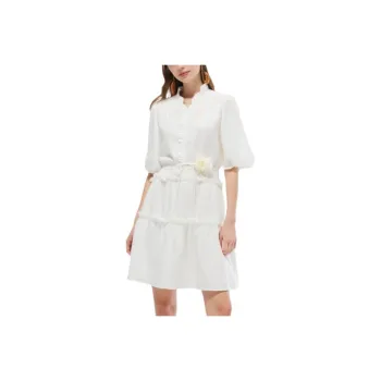 GOELIA Two Piece Skirt Sets Women's 07W Beige