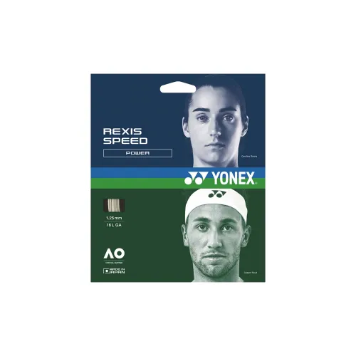 YONEX Tennis Racket Strings Polyester Unisex 12m*1.25mm Bright Orange Nylon, Polyurethane Unisex 12m/1.25 Mm White