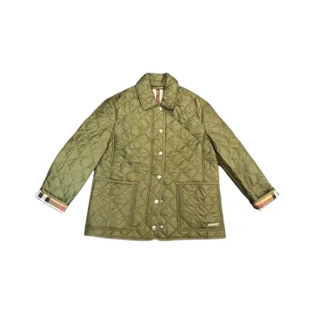 Burberry SS25 Puffer Jacket Women's Olive Green