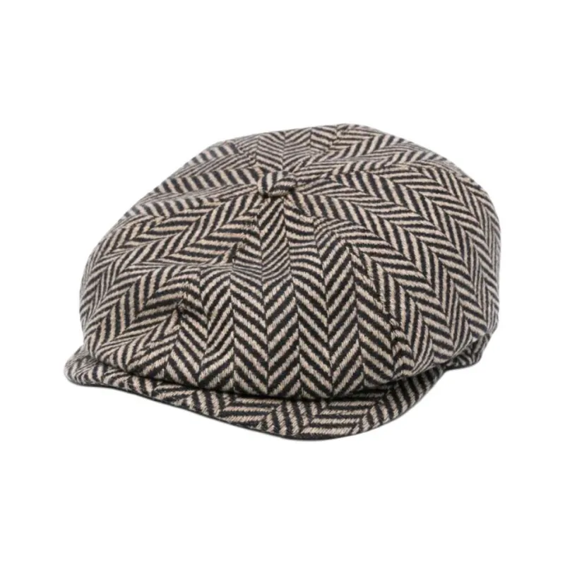 Tagliatore Virgin Wool, Silk, Cashmere Berets Men's Gray-0