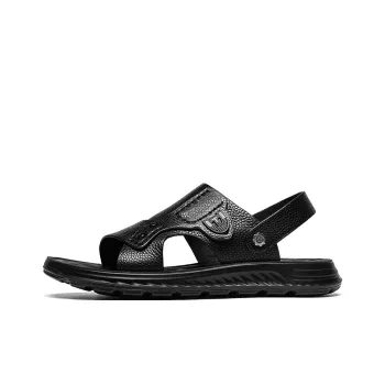 Abango Beach Sandals Men Black