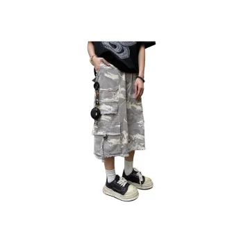 Weles Denim Shorts Unisex Camouflage