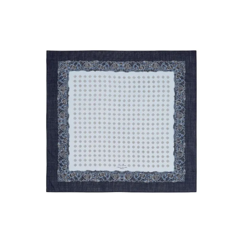 Loro Piana 100% Wool Silk Scarves Men's Multicolor-0