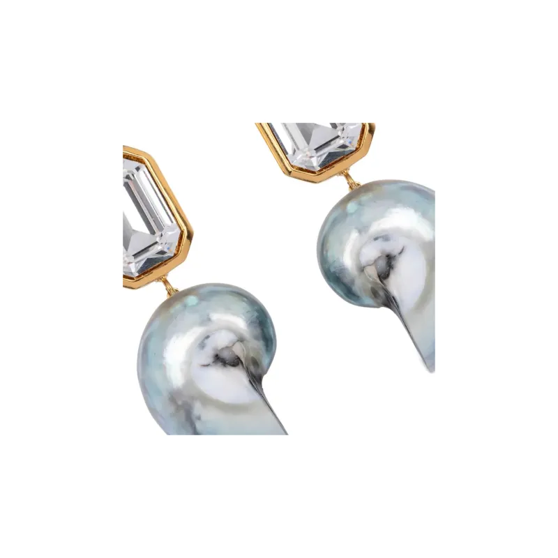 Jennifer Behr Glass Earrings Women's Silver-1