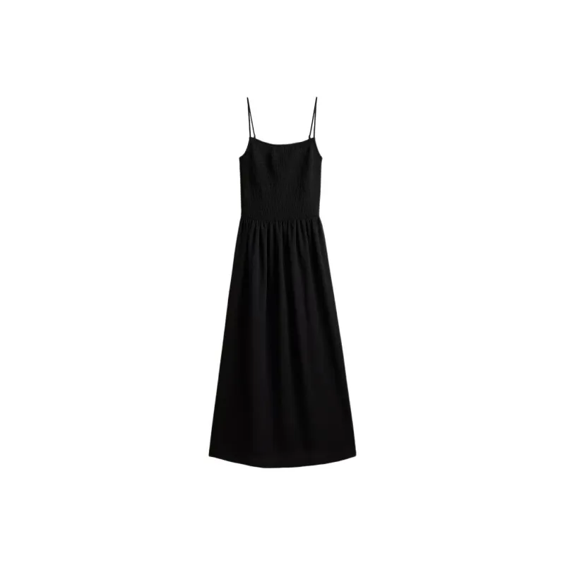 H&M Slip Dresses Women's Black-0