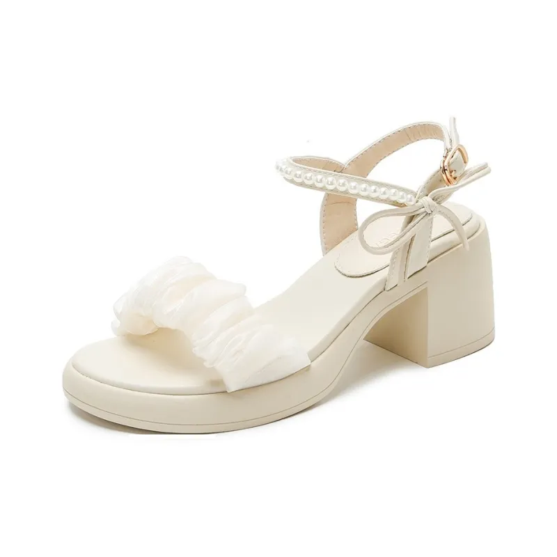 WUJI One Strap Sandals 7cm Women's-0