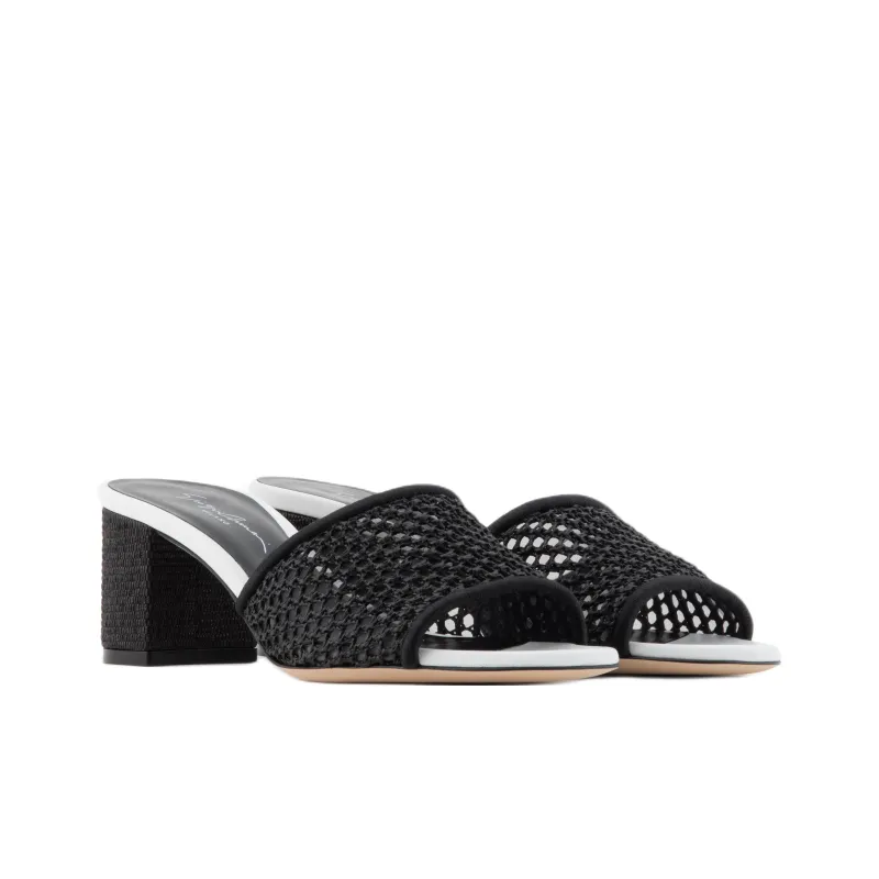 AMANI Slide Slippers 5.5cm Women's Black-2