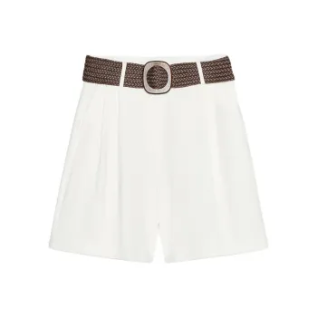 ZARA Casual Shorts Women's Frosted White