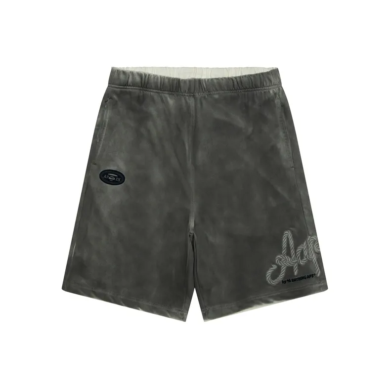 Aape Casual Shorts Men Gray GYL-0