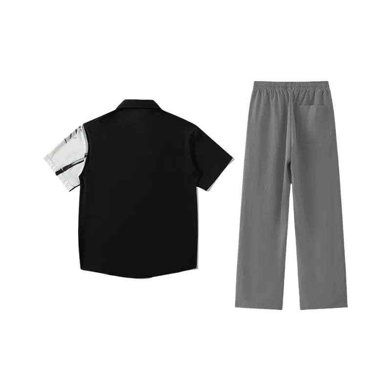 NEAR HERE Shirt Matching Set Unisex-23