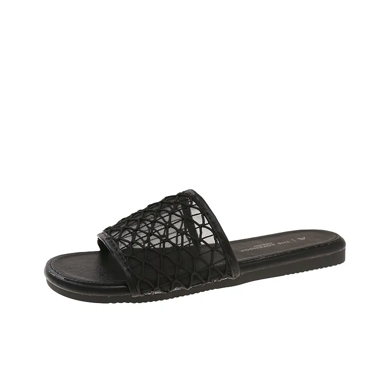 AFJI Rubber Sole Abrasion Resistant Slide Slippers Women's-9