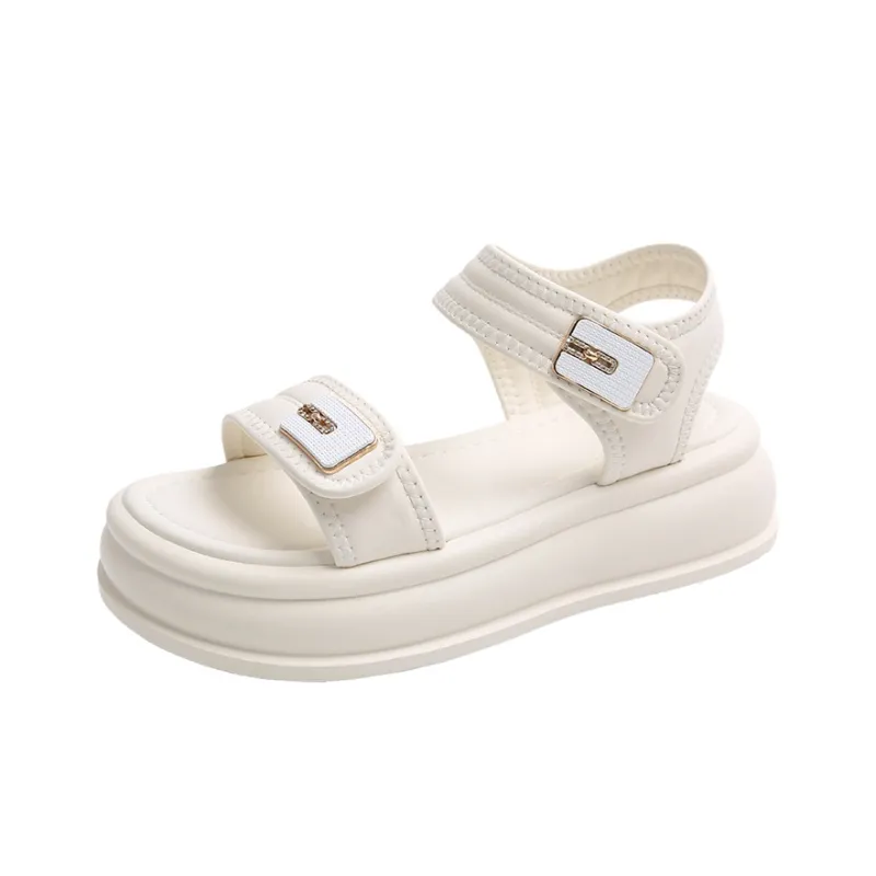 WUJI One Strap Sandals 5CM Women's-5