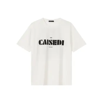 CAISEDI T Shirts Men White