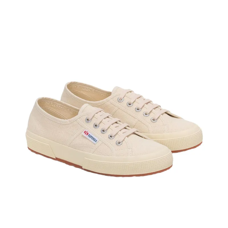 SUPERGA 2750 COTU CLASSIC Abrasion Resistant Low Top Skateboard Shoes Unisex Ecru-1
