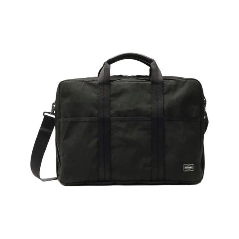PORTER Nylon Shoulder Bag, Crossbody Bag, Handbag Women's Black-0