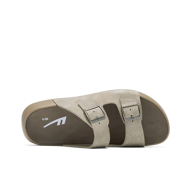 WARRIOR Slide Slippers Women's Khaki, Brown-3
