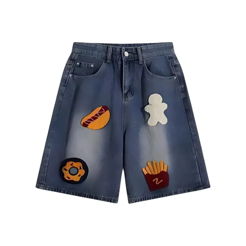 HLPT Denim Shorts Unisex-0