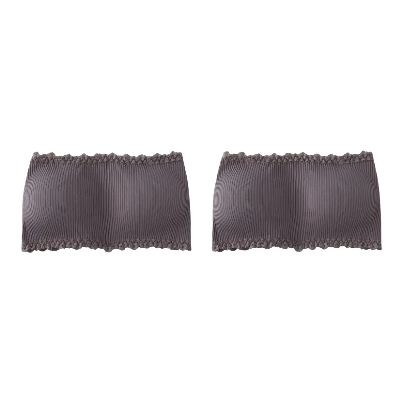 PLANDOO Strapless Bra Women's 2 Pack-12